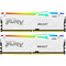 Фото - Модуль памяти DDR5 64GB/6000 Kingston Fury Beast RGB White (KF560C30BWEAK2-64) | click.ua