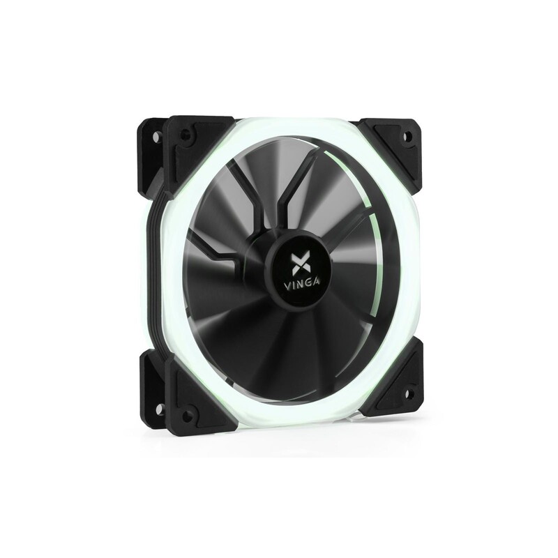 Вентилятор Vinga LED fan-02 White