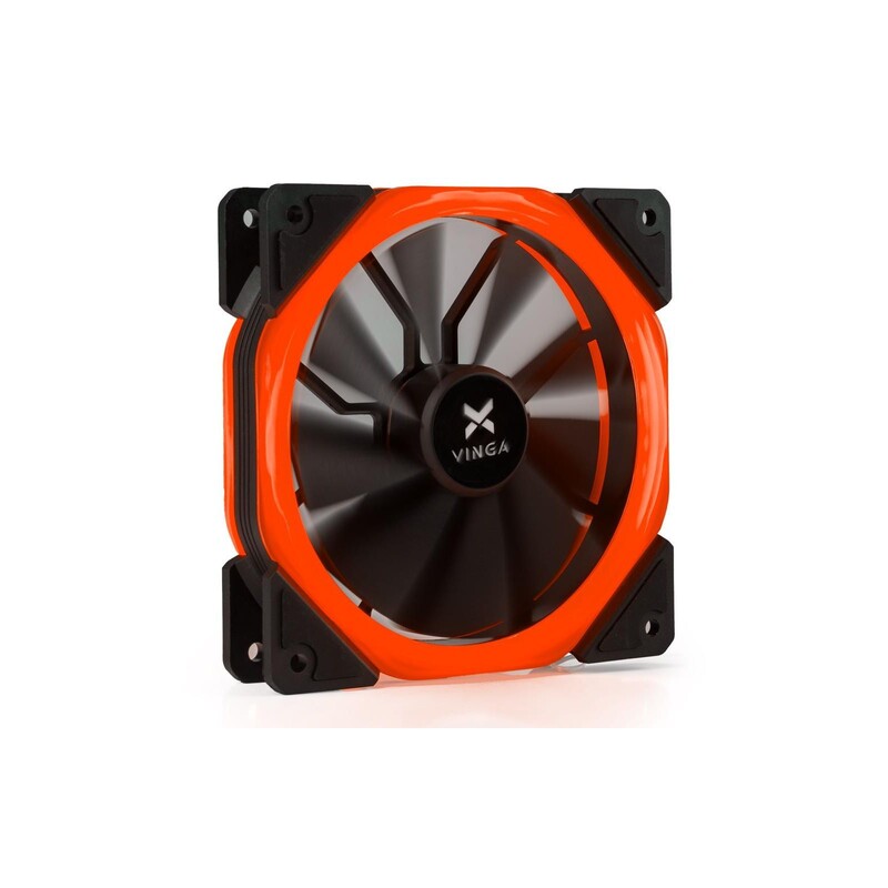 Вентилятор Vinga LED fan-02 Red