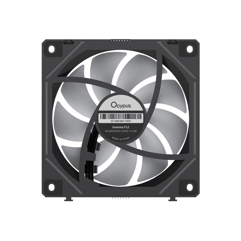 Вентилятор Ocypus Gamma F12 UNI BK Reverse Blade ARGB (Gamma-F12-BK1AM01U-GL)