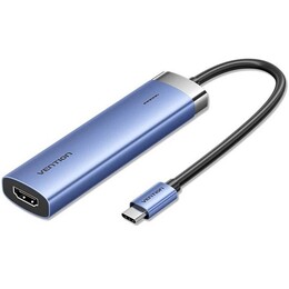 USB-хаб Vention 5 в 1 USB 3.1 Type-C - HDMI, 3xUSB 3.0 (TGESB)