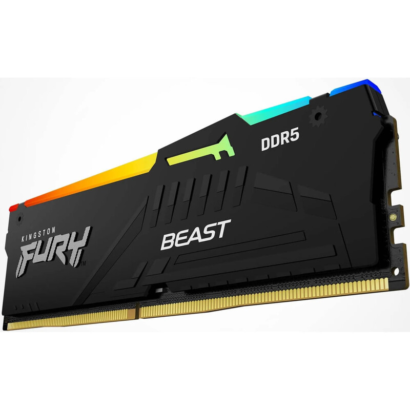Модуль памяти DDR5 32GB/6000 Kingston Fury Beast RGB Black (KF560C36BBEA-32)
