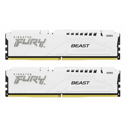 Модуль пам`яті DDR5 2х32GB/6000 Kingston Fury Beast White (KF560C36BWEK2-64)