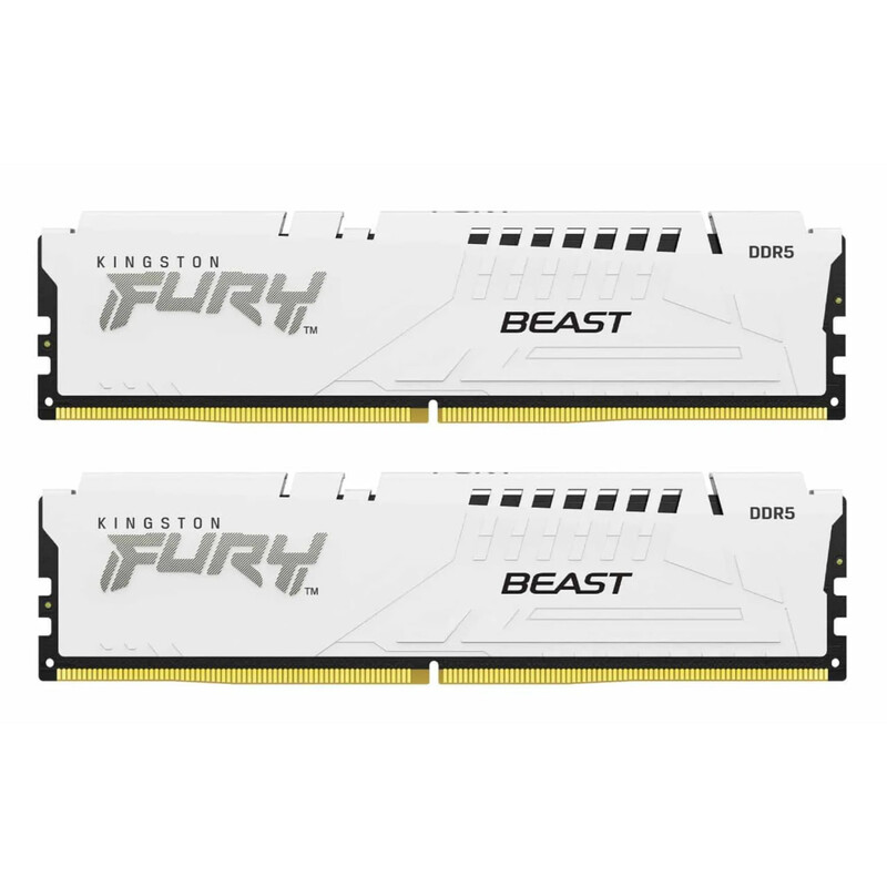 Модуль памяти DDR5 64GB/6000 Kingston Fury Beast White (KF560C36BWEK2-64)