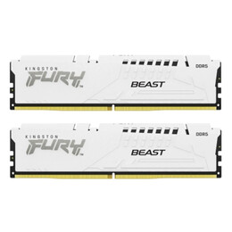Модуль памяти DDR5 2х32GB/6400 Kingston Fury Beast White (KF564C32BWEK2-64)