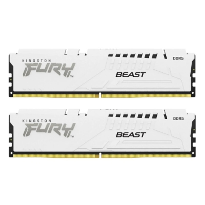 Модуль памяти DDR5 64GB/6400 Kingston Fury Beast White (KF564C32BWEK2-64)