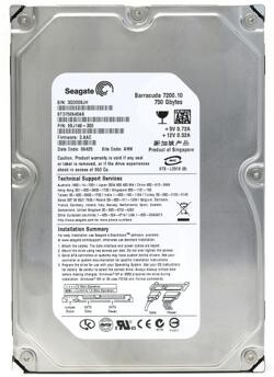 Накопичувач HDD SATA  750GB Seagate Barracuda ES 7200rpm 16MB (ST3750640NS) Refurbished