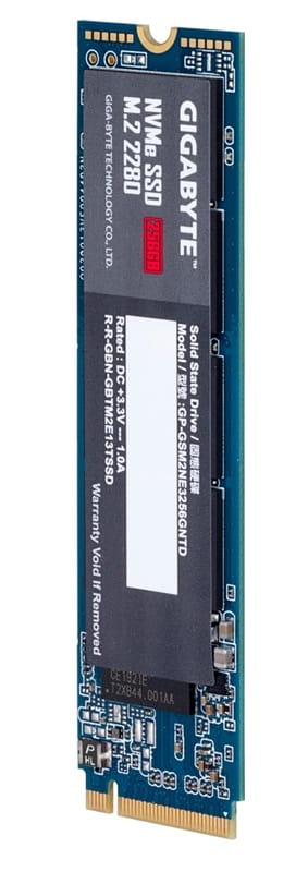Накопитель SSD  256GB Gigabyte M.2 PCIe NVMe 3.0 x4 NAND TLC (GP-GSM2NE3256GNTD)