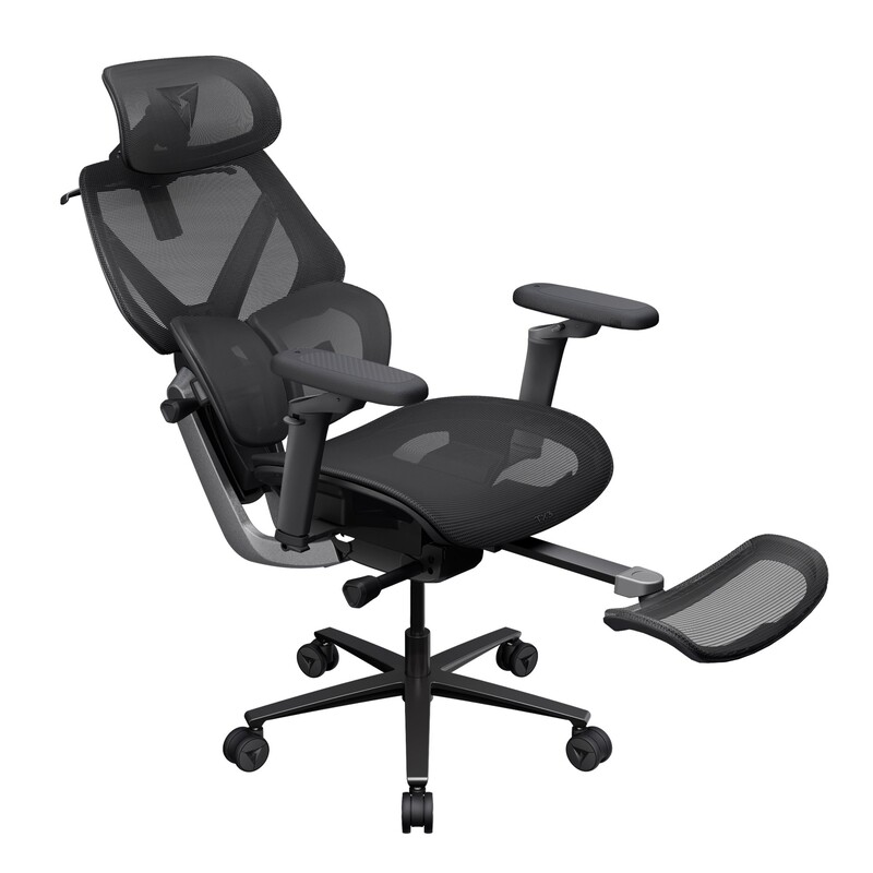 Кресло для геймеров TX3 Flex Pro Footrest Mesh Black (TEGC-3089101.11)