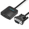 Фото - Адаптер Vention VGA-HDMI, 0.2 m, со звуком и питанием (ACNBB) | click.ua