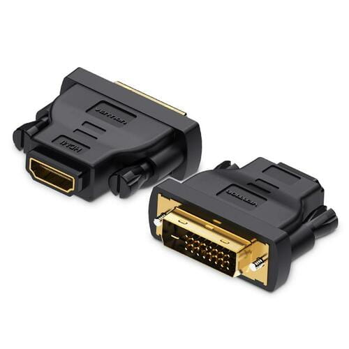 Фото - Кабель Vention Адаптер  HDMI - DVI V 1.4 (F/M), Black  ECDB0 (ECDB0)