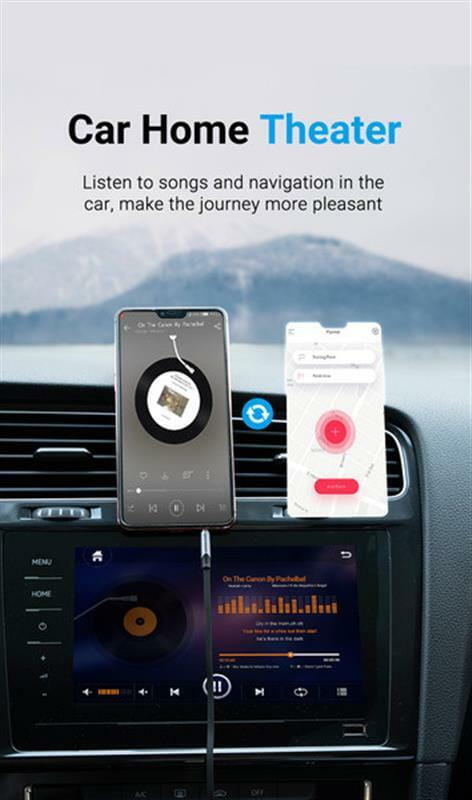 Кабель Vention Audio 3.5 мм - 3.5 мм (M/M), 1 м, Metal Type, черный/серебристый (BAPHF)