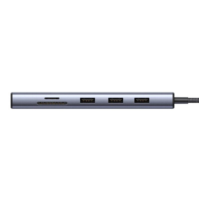 USB-хаб Ugreen CM498 USB 3.1 Type-C - 3xUSB 3.0, RJ-45, HDMI, VGA, SD, TF, 3,5мм (15601)
