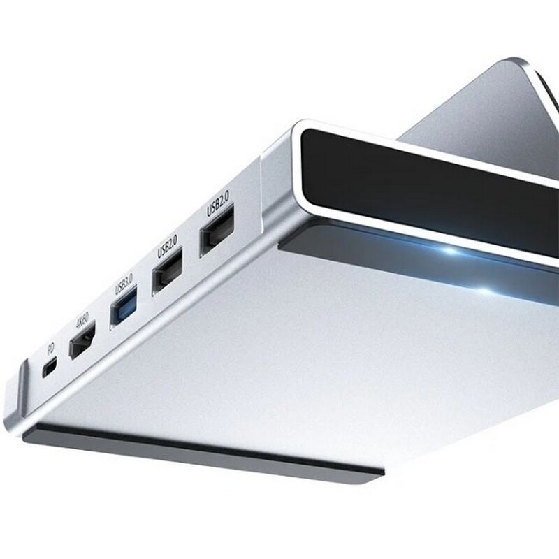USB-хаб Choetech USB 3.1 Type-C - 2xUSB 3.0, USB 2.0, HDMI, PD (HUB-M77-GY)