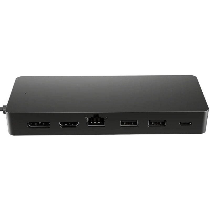 USB-хаб HP USB 3.1 Type-C - 2xUSB 3.0, 2xUSB Type-C, HDMI, Display Port, RJ-45 (50H55UT)