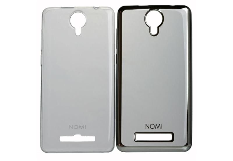 Чехол-накладка Nomi Case Kit для Nomi i5010 Evo M Clear+Silver (245342)