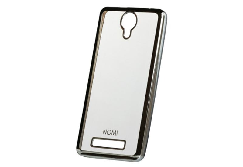 Чехол-накладка Nomi Case Kit для Nomi i5010 Evo M Clear+Silver (245342)