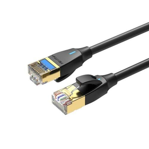 Фото - Патч-корд Vention   CAT 8 SFTP Ethernet Slim Type, 1.5 m, Black  IKIB (IKIBG)