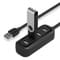 Фото - Концентратор Vention USB Hub 4-Port 2.0 Black, 0.5 m (VAS-J43) | click.ua