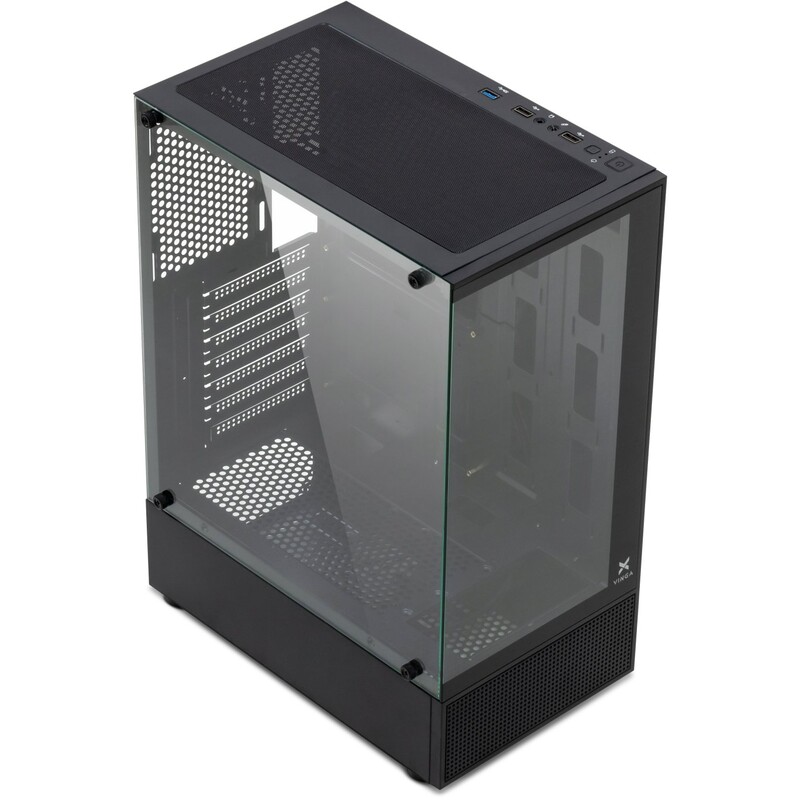 Корпус Vinga Moon Black без БП