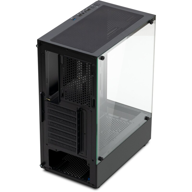Корпус Vinga Moon Black без БП