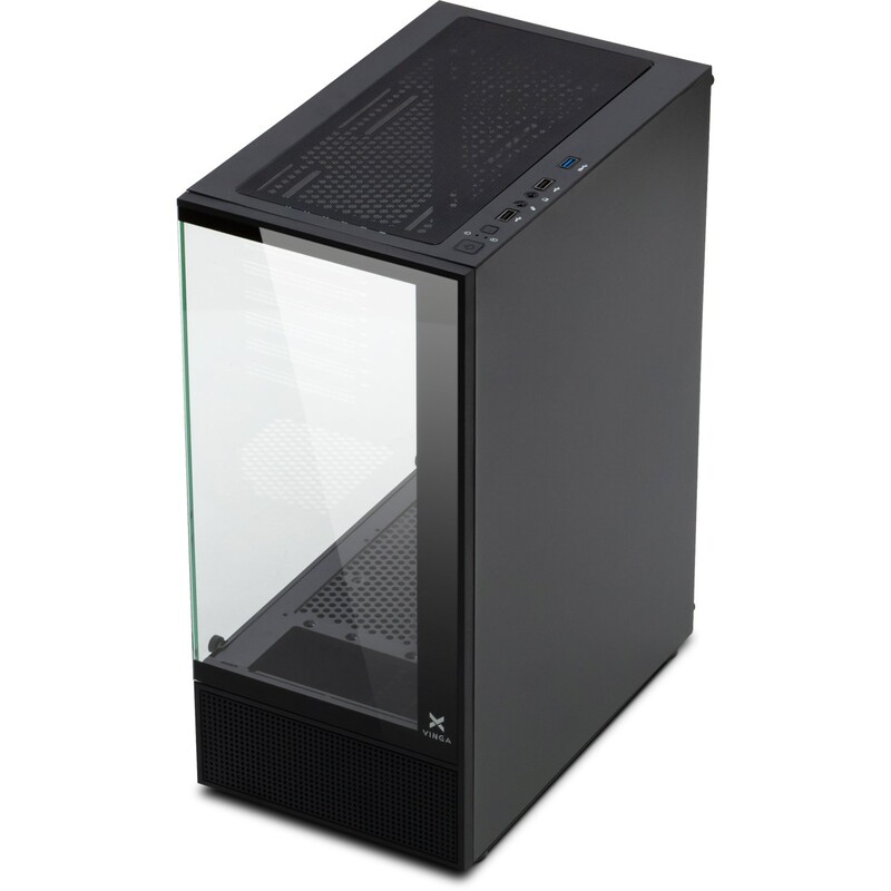 Корпус Vinga Moon Black без БП