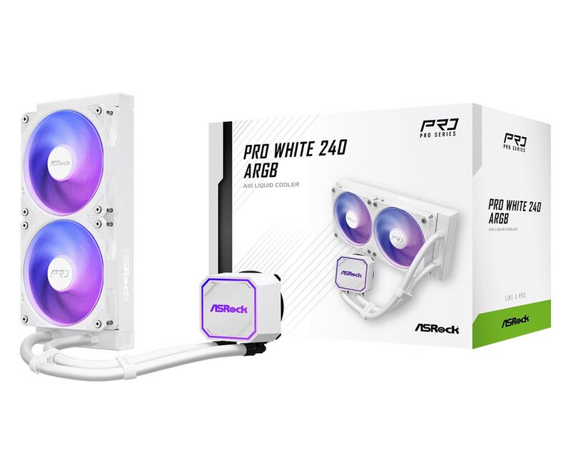 Система водяного охлаждения Asrock Pro White 240 ARGB