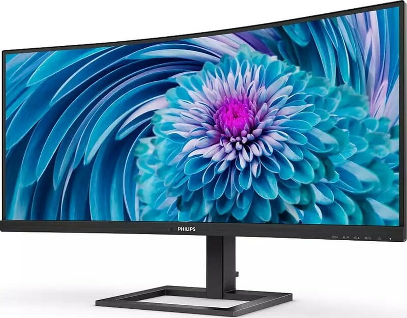 Монiтор Philips 34" UltraWide 346E2CUAE/00 VA Black Curved