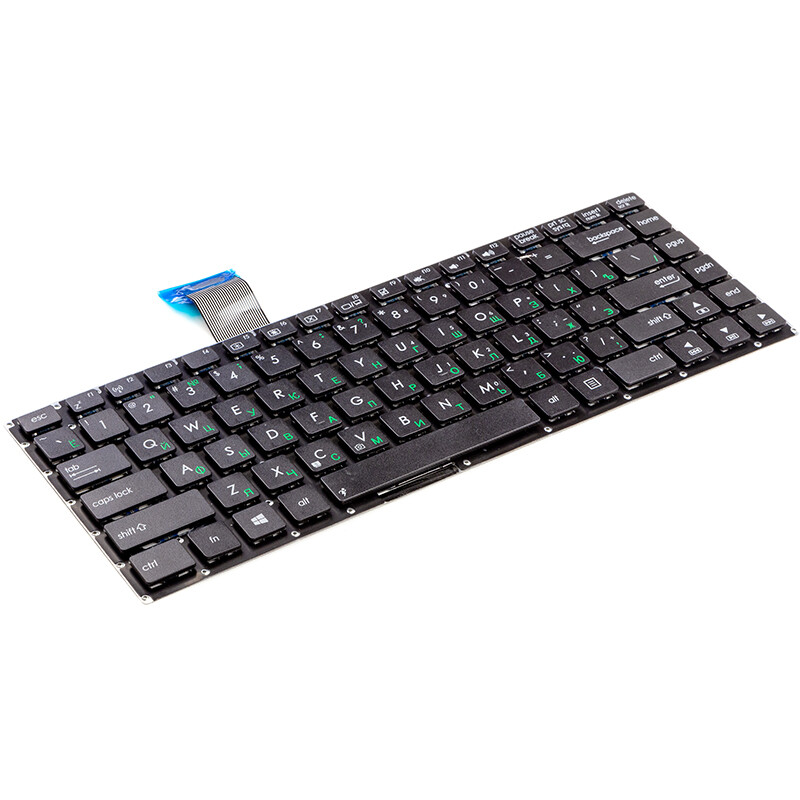 Клавіатура PowerPlant для ноутбука Asus S46, K46, чорний, без фрейма (KB310724)