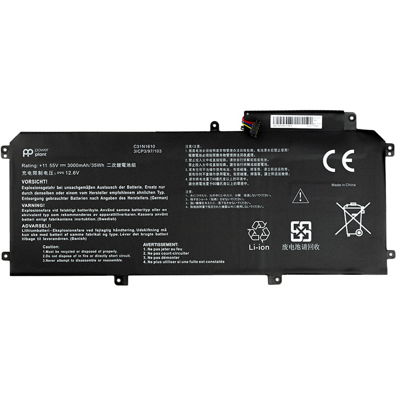 АКБ PowerPlant для ноутбука Asus ZenBook UX330 (C31N1610) 11.55V 3000mAh (NB431168)