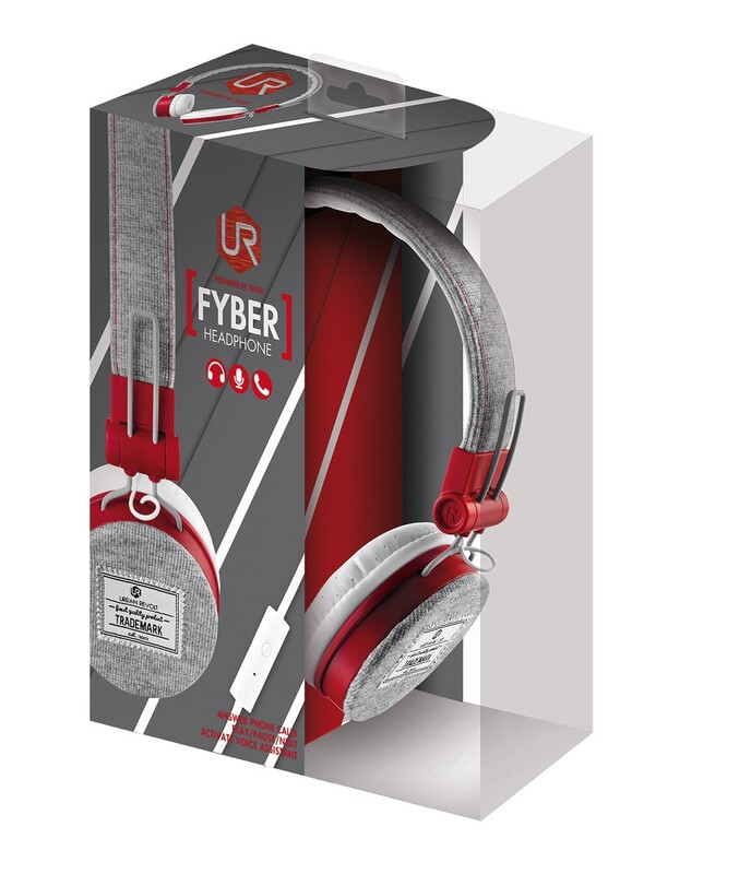 Гарнитура Trust Urban Revolt Fyber Headphone Grey/Red (20073)