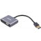 Фото - Адаптер-переходник Maxxter USB - HDMI+VGA (M/F), Grey (V-AM-HDMI-VGA) | click.ua