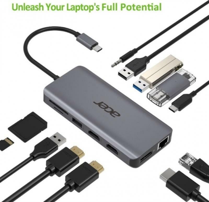 Док-станция Acer 12-in-1 Type-C (HP.DSCAB.009)