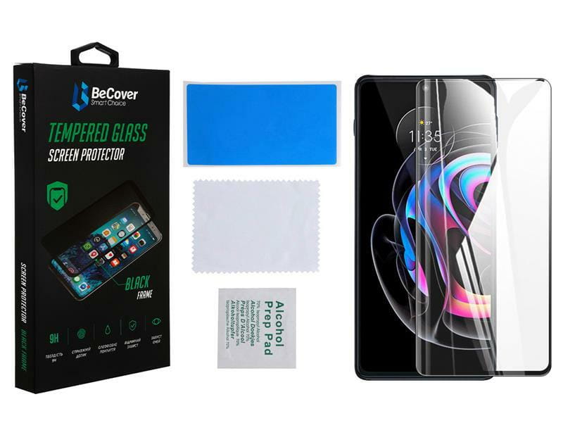 Защитное стекло BeCover для Motorola Moto Edge 20/20 Pro Black (706897)