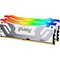 Фото - Модуль памяти DDR5 2х24GB/8400 Kingston Fury Renegade RGB Silver/White (KF584CU40RWAK2-48) | click.ua