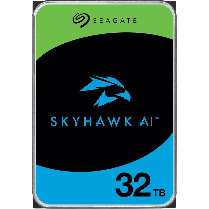 Накопичувач HDD SATA 32.0TB Seagate SkyHawk AI Surveillance 7200rpm 512MB (ST32000VE000)
