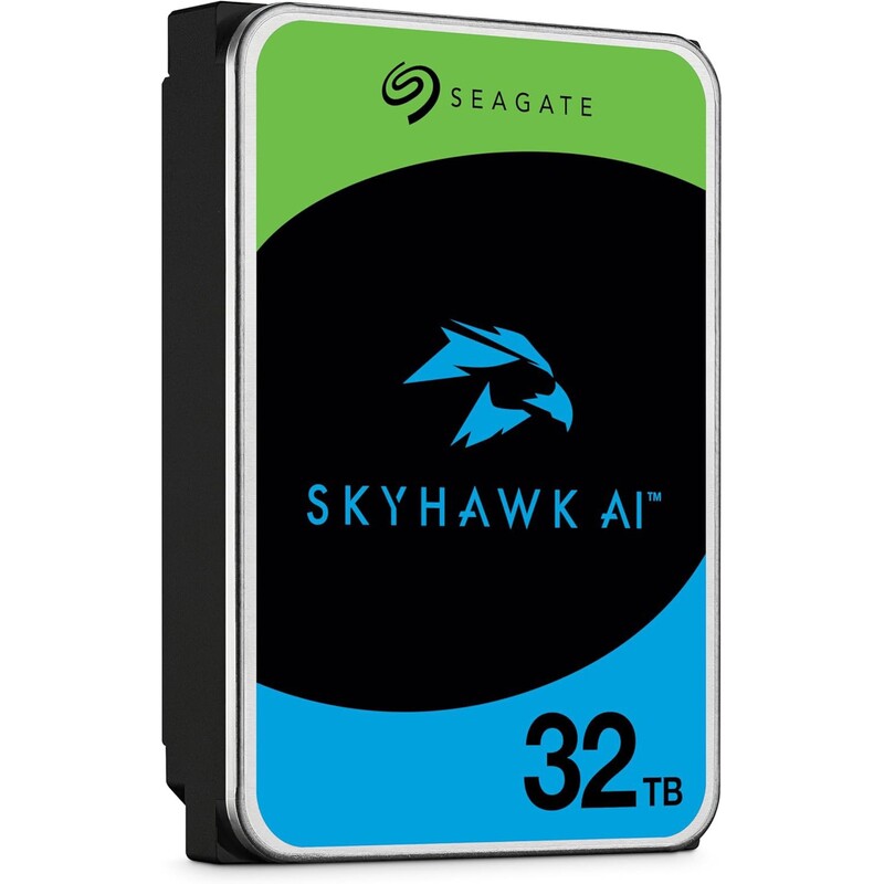 Накопичувач HDD SATA 32.0TB Seagate SkyHawk AI Surveillance 7200rpm 512MB (ST32000VE000)