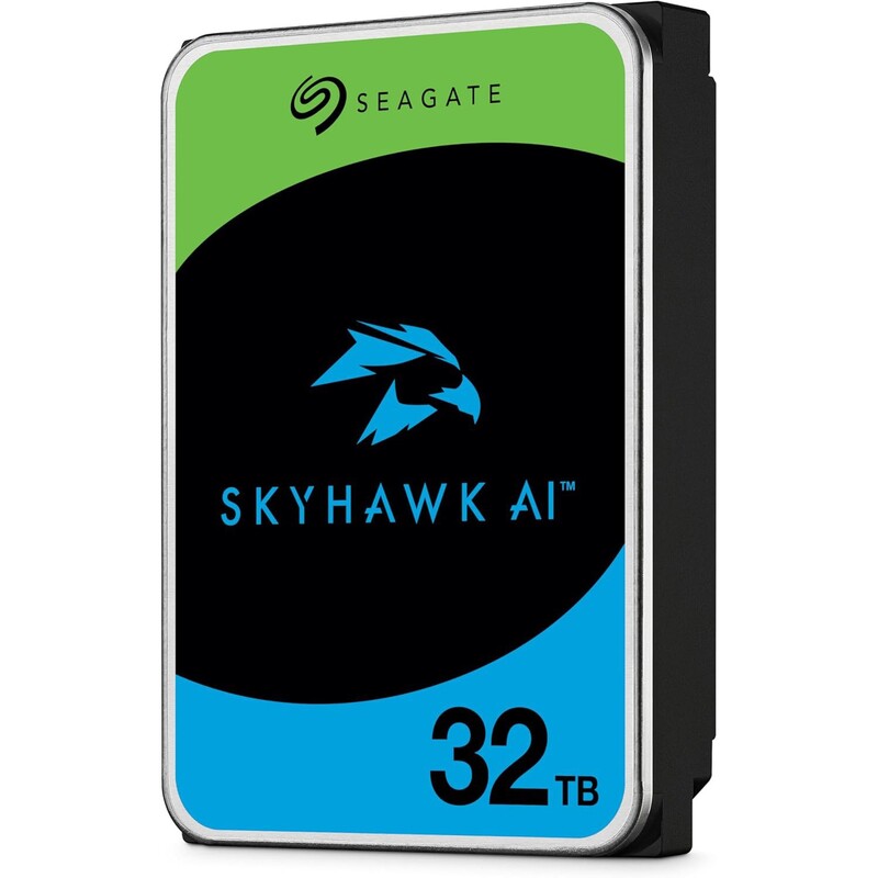 Накопичувач HDD SATA 32.0TB Seagate SkyHawk AI Surveillance 7200rpm 512MB (ST32000VE000)