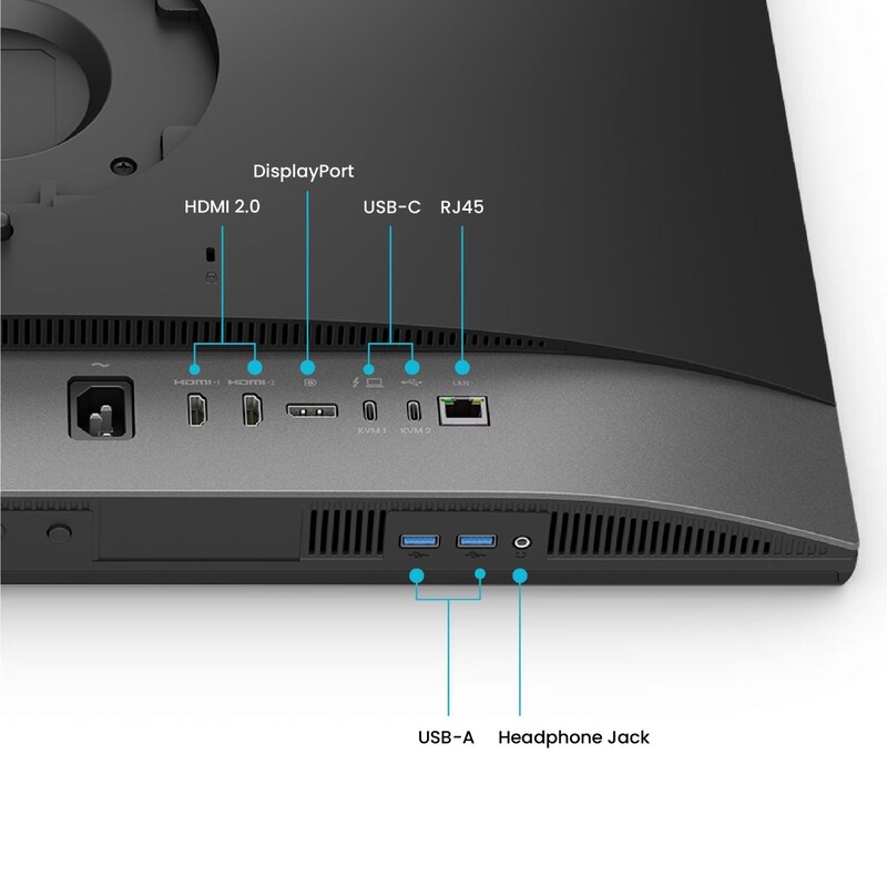 Монитор BenQ 27" PD2770U IPS Dark Grey 60Hz (9H.Y0ELB.QBE)