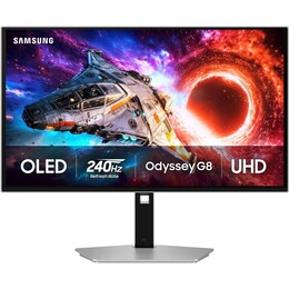 Монитор Samsung 27" Odyssey Gaming G8 (LS27HG802SIXUA) OLED Silver 240Hz