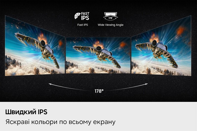 Монiтор Samsung 27" Odyssey Gaming G8 (LS27HG800EFXUA) IPS Black 180Hz