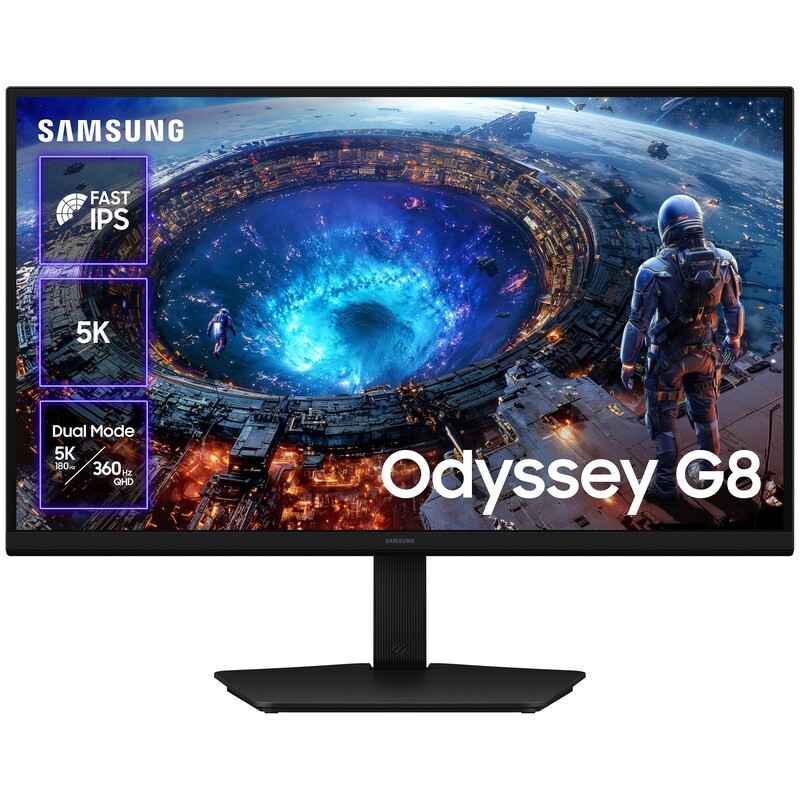 Монiтор Samsung 27" Odyssey Gaming G8 (LS27HG800EFXUA) IPS Black 180Hz