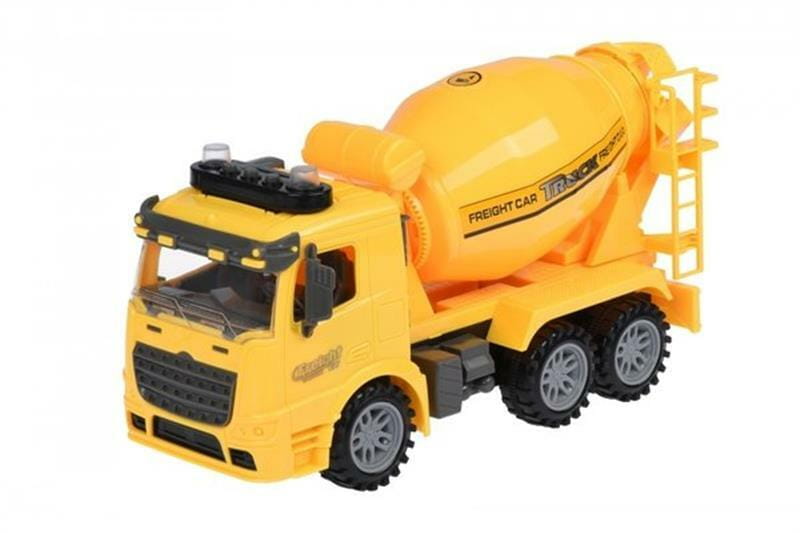 Машинка Same Toy Truck Бетонозмішувач жовтий зі світлом і звуком (98-612AUt-2)