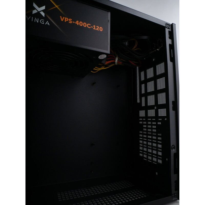 Корпус Vinga CS320B 400W Black