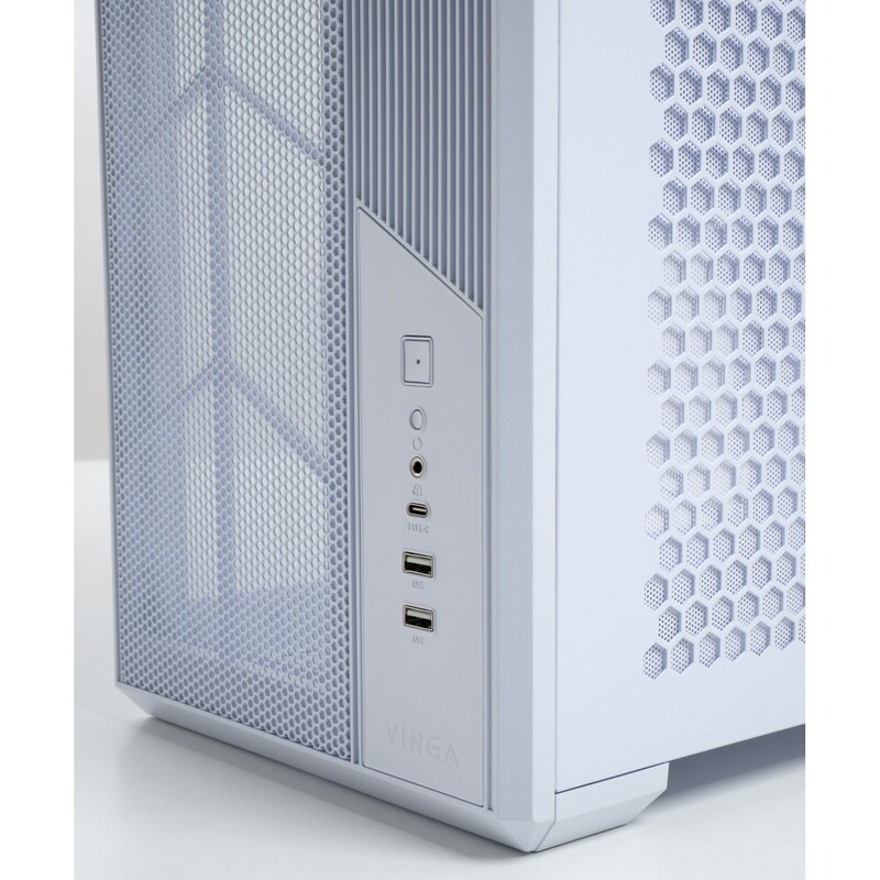 Корпус Vinga Eclipse White без БП