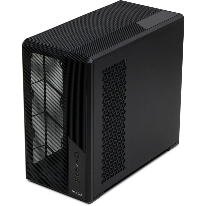Корпус Vinga Eclipse Black без БП