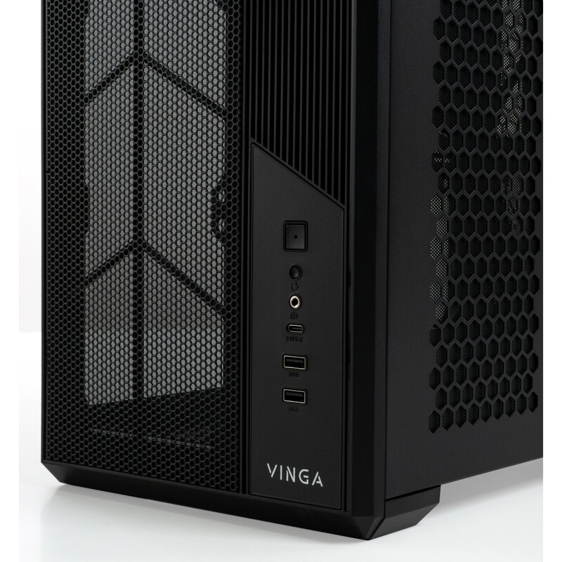 Корпус Vinga Eclipse Black без БП
