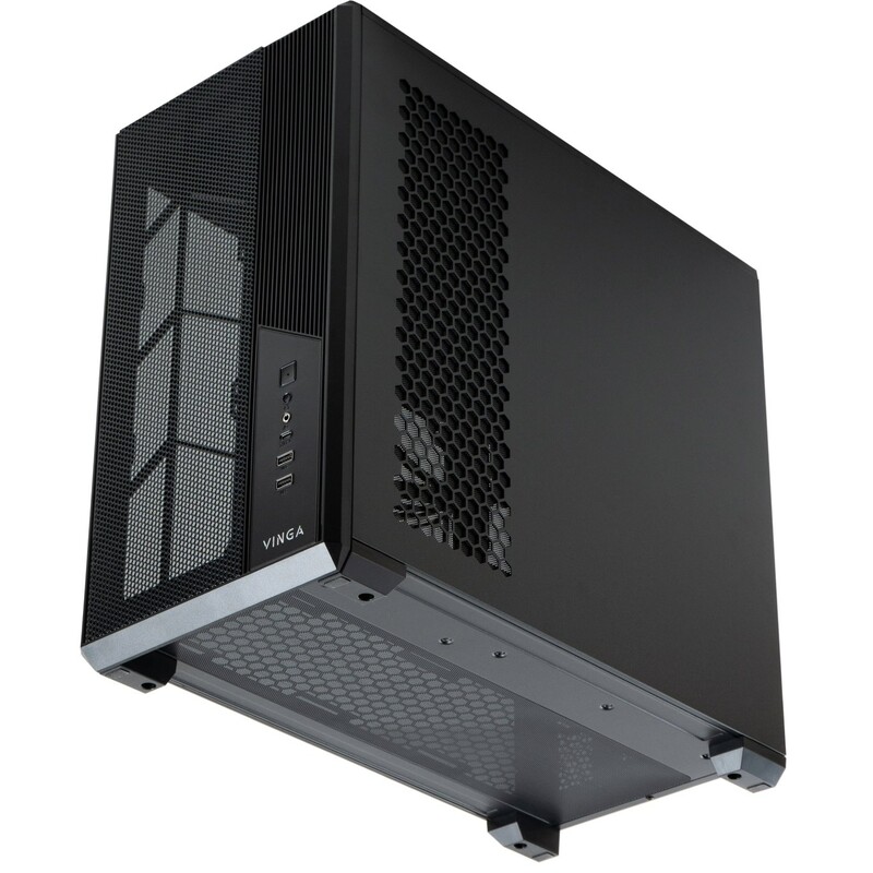 Корпус Vinga Eclipse Black без БП