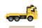 Фото - Машинка Same Toy Truck Тягач жовтий з трактором зі світлом і звуком (98-615AUt-1) | click.ua
