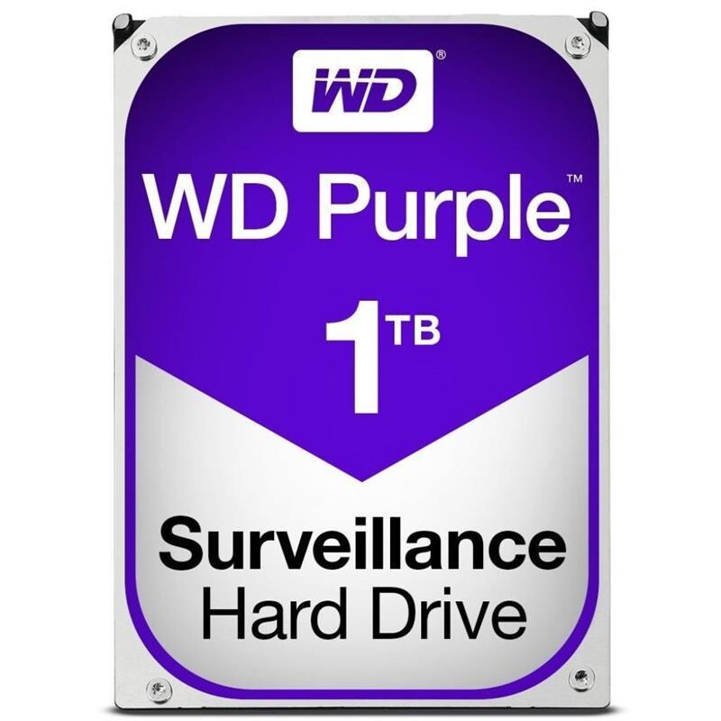 Накопичувач HDD SATA 1.0TB WD Purple 5400rpm 64MB (WD10PURZ)